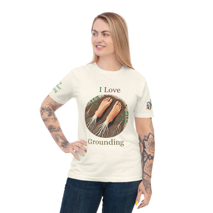 'I Love Grounding' (MHB EDITION)_100% Organic Cotton T-Shirt