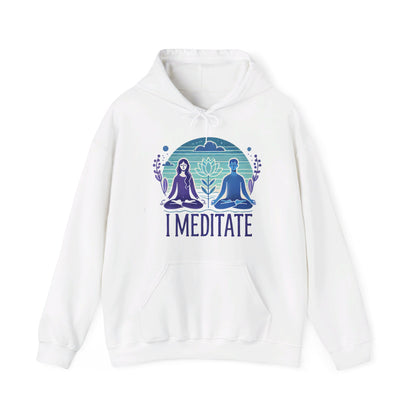 I Meditate Couples' Hoodie - My Higher Being