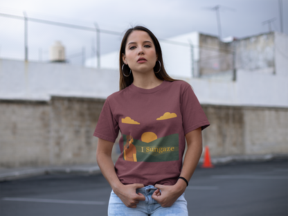 'I Sungaze'_100% Organic Cotton T-Shirt_Female