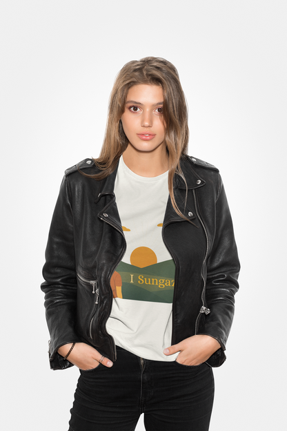 'I Sungaze'_100% Organic Cotton T-Shirt_Female