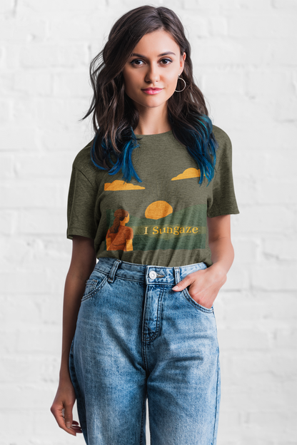 'I Sungaze'_100% Organic Cotton T-Shirt_Female