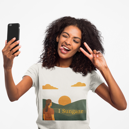 'I Sungaze'_100% Organic Cotton T-Shirt_Female