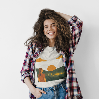 'I Sungaze'_100% Organic Cotton T-Shirt_Female