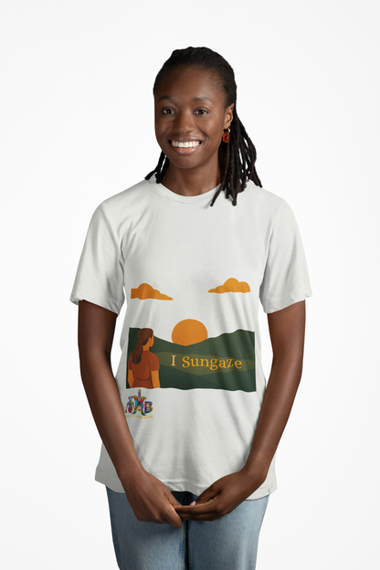 'I Sungaze'_100% Organic Cotton T-Shirt_Female