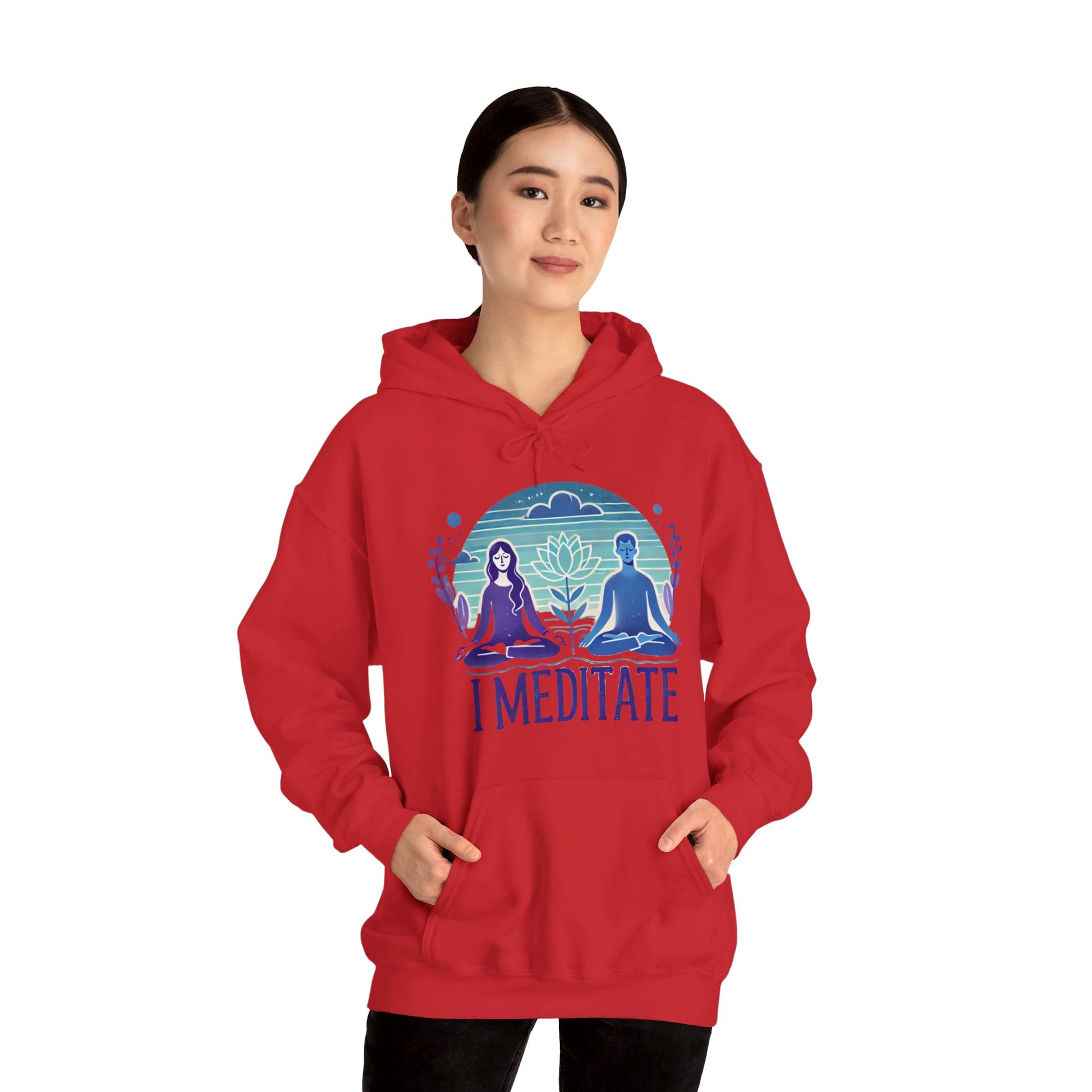 I Meditate Couples' Hoodie - My Higher Being