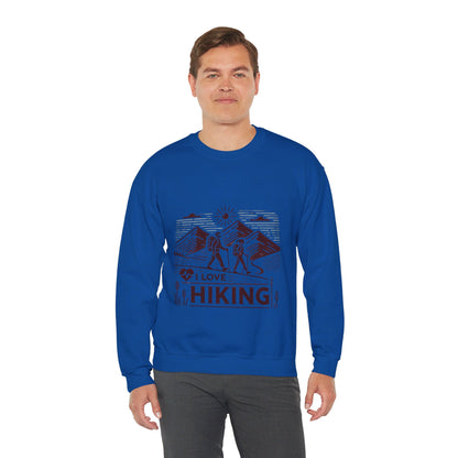 I Love Hiking Couples' Sweatshirt - My Higher Being