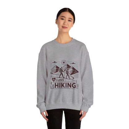 I Love Hiking Couples' Sweatshirt - My Higher Being