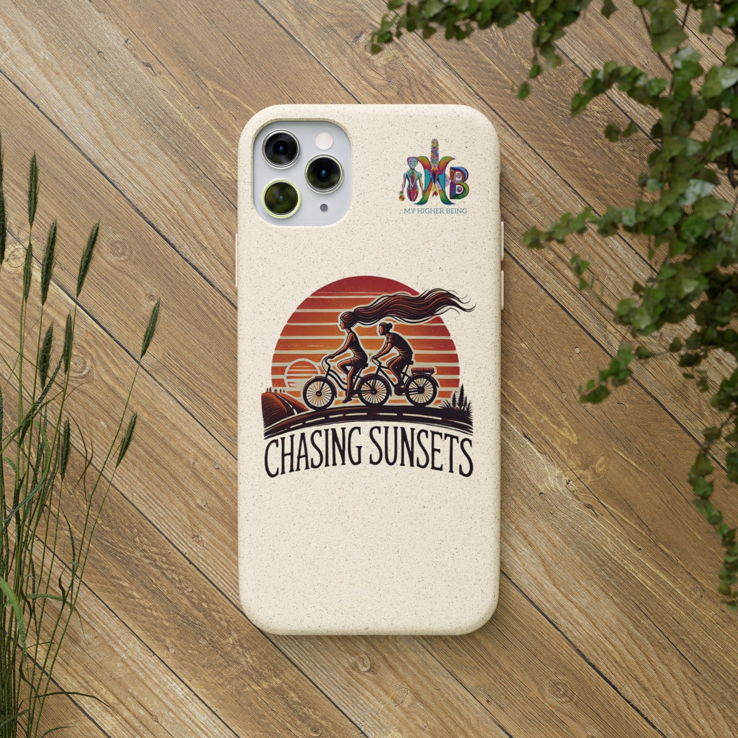 'Chasing Sunsets'_Plastic Free Biodegradable Phone Case (MHB Edition) - My Higher Being