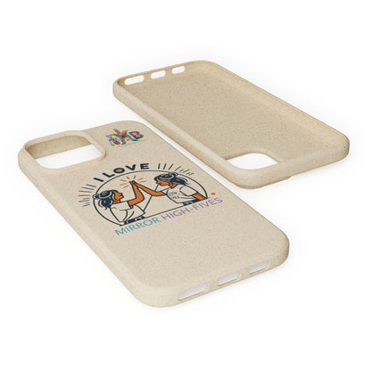 I Love Mirror High-Fives — Plastic Free Biodegradable Phone Case — MHB Edition