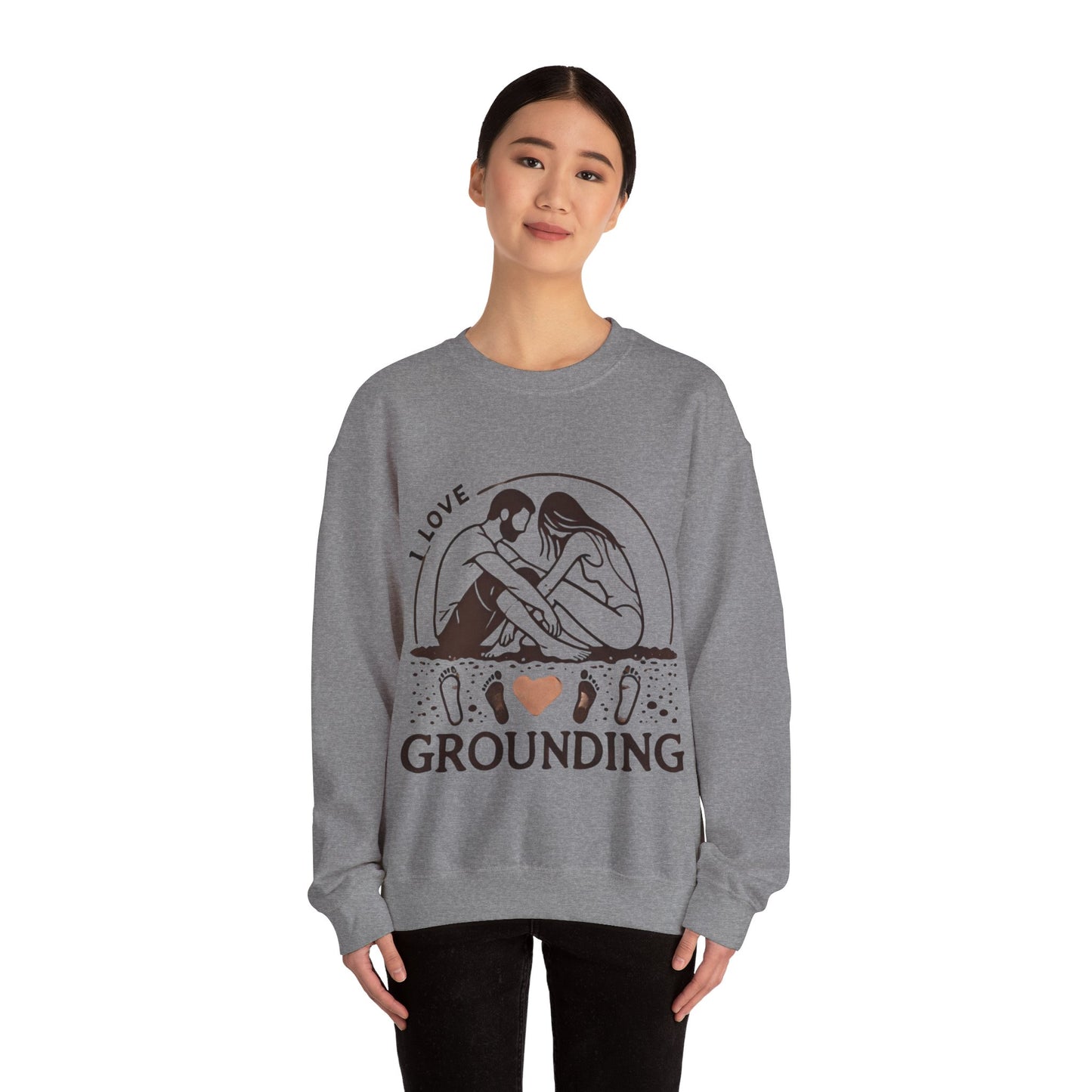 I Love Grounding Couple's Sweatshirt - My Higher Being