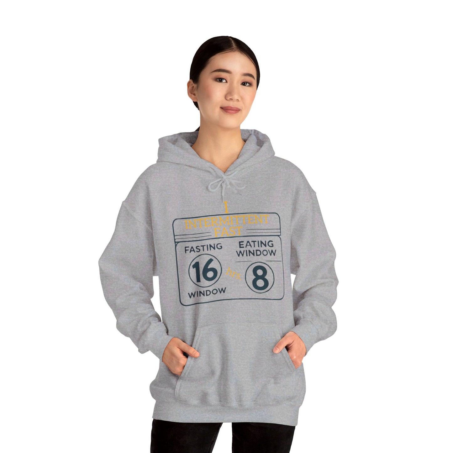 I Intermittent Fast Hoodie_16-8 - My Higher Being