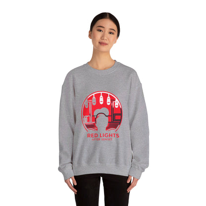 Red Lights After Sunset Man's Sweatshirt - My Higher Being