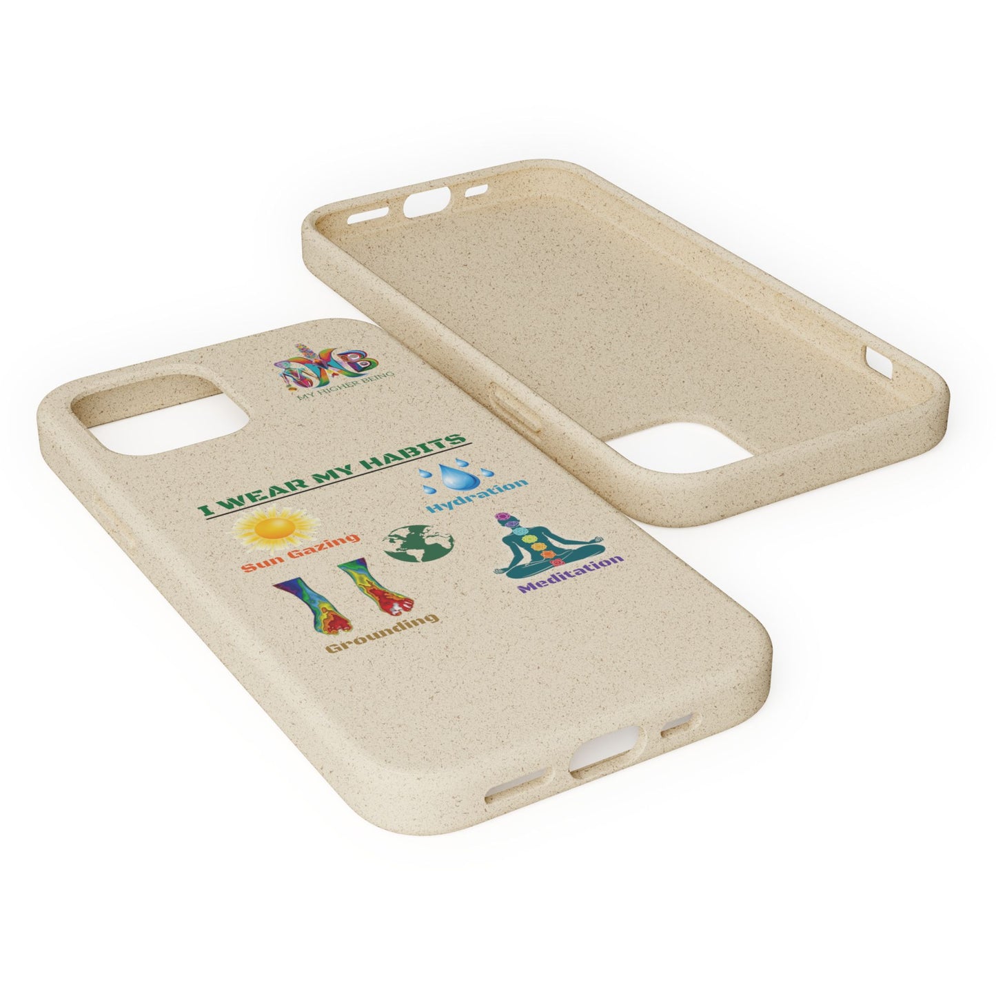 I Wear My Habits — Plastic Free Biodegradable Phone Case
