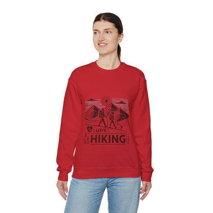 I Love Hiking Couples' Sweatshirt - My Higher Being