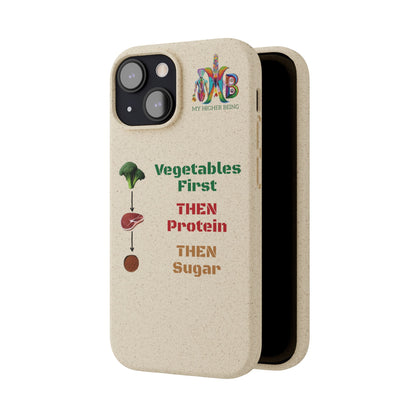 'Vegetables First'_Plastic Free Biodegradable Phone Case