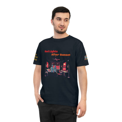 'Red Lights After Sunset' (MHB EDITION)_100% Organic Cotton T-Shirt - My Higher Being