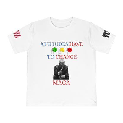 Trump’s Call for Change Tee: Advocating New Attitudes for Peace _100% Organic Cotton