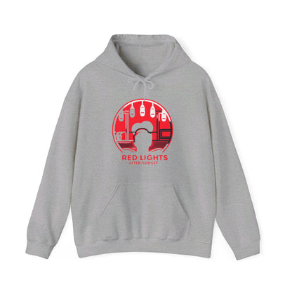 Red Lights After Sunset Man's Hoodie - My Higher Being