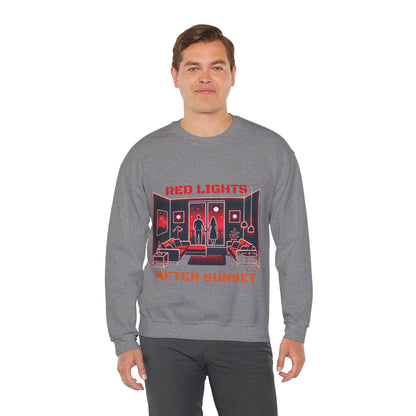 Red Lights After Sunset Sweatshirt - My Higher Being