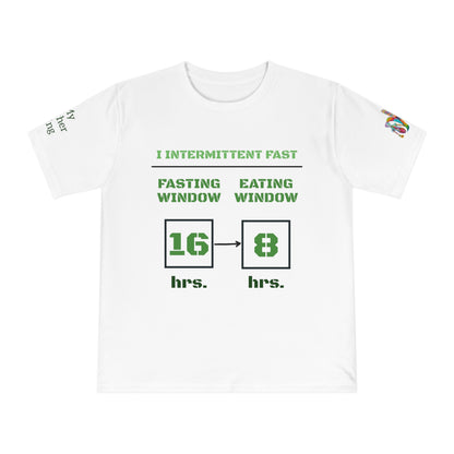 'I Intermittent Fast_16-8' (MHB EDITION)_100% Organic Cotton Unisex T-Shirt
