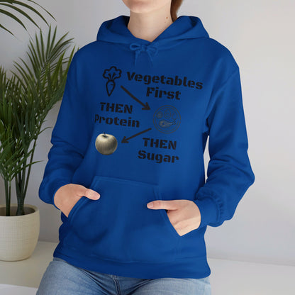 Vegetables First Hoodie - My Higher Being