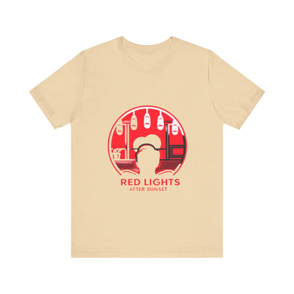 Red Lights After Sunset Man's Tee - My Higher Being