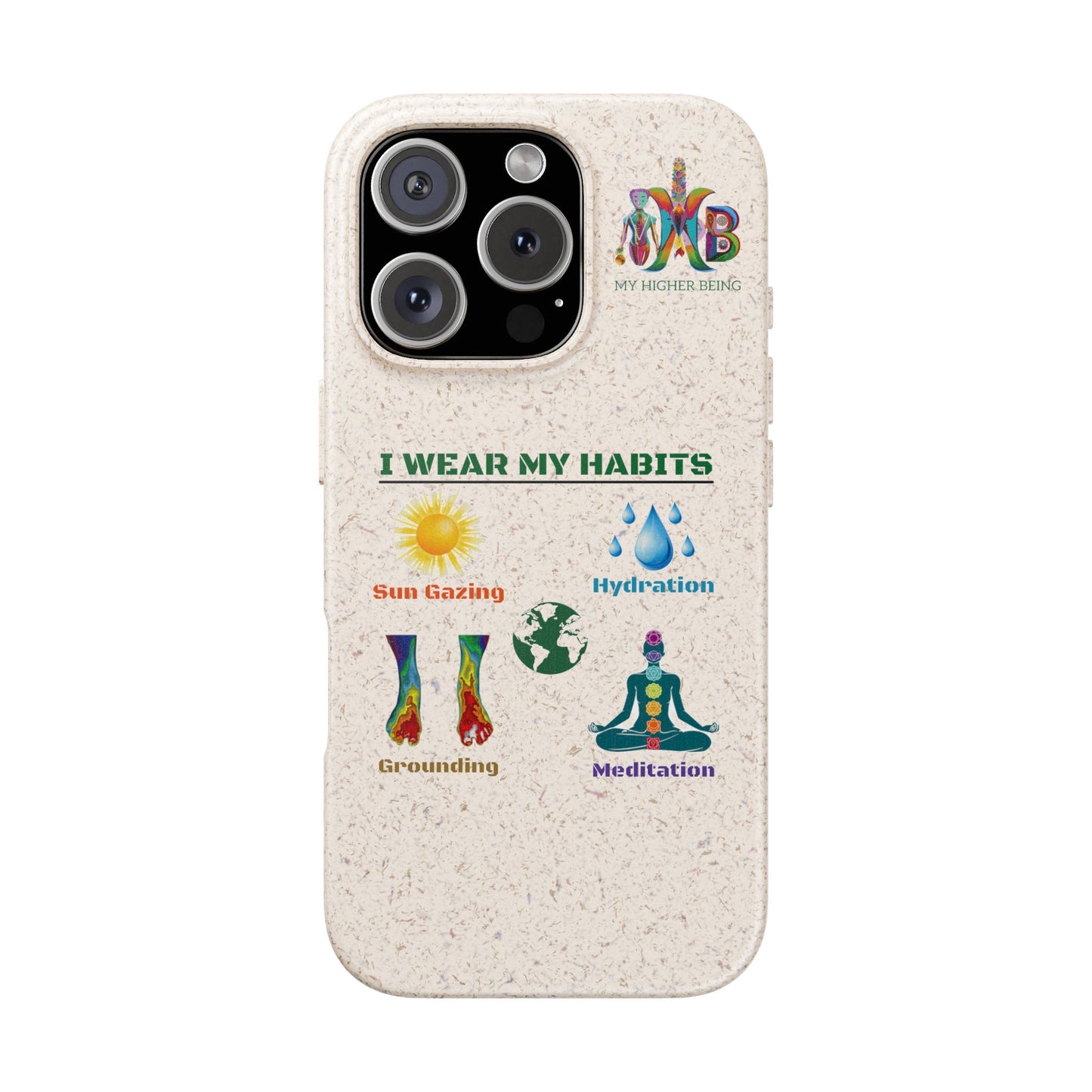 I Wear My Habits — Plastic Free Biodegradable Phone Case
