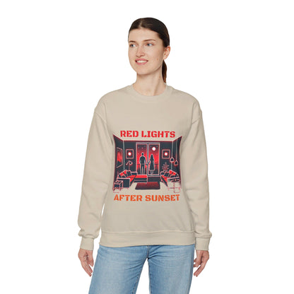 Red Lights After Sunset Sweatshirt - My Higher Being