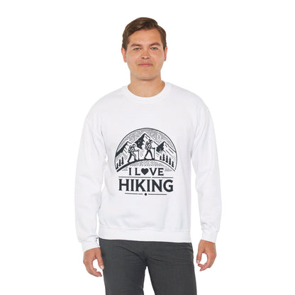 I Love Hiking Couples' Sweatshirt - My Higher Being