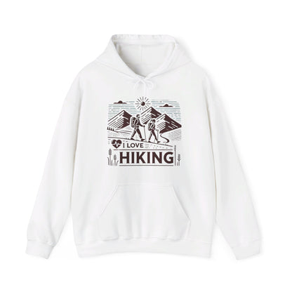 I Love Hiking Couples' Hoodie - My Higher Being