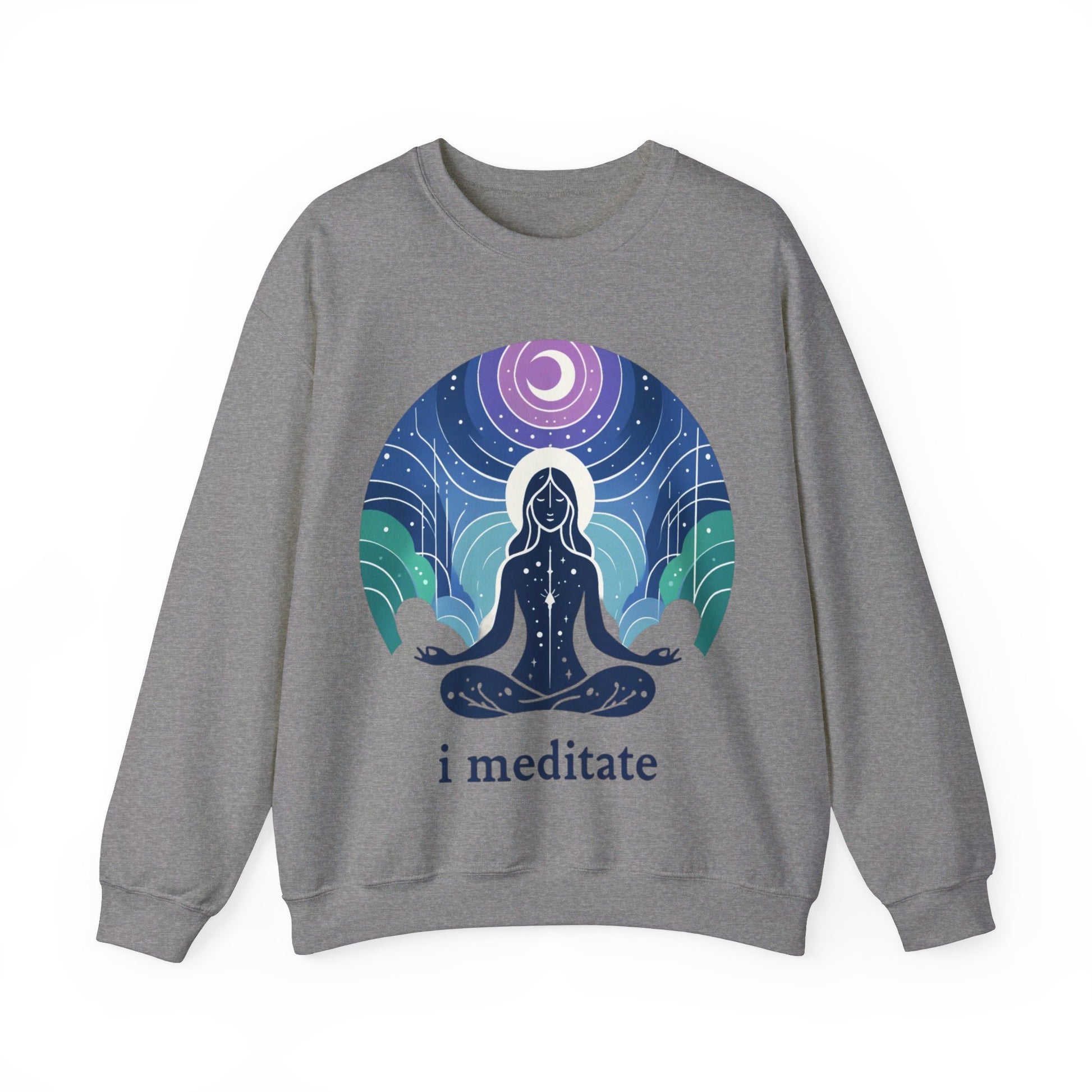 I Meditate Woman's Sweatshirt - My Higher Being