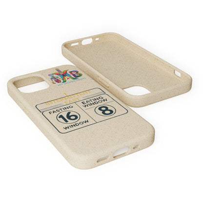 'I Intermittent Fast_16-8'_Plastic Free Biodegradable Phone Case (MHB Edition)