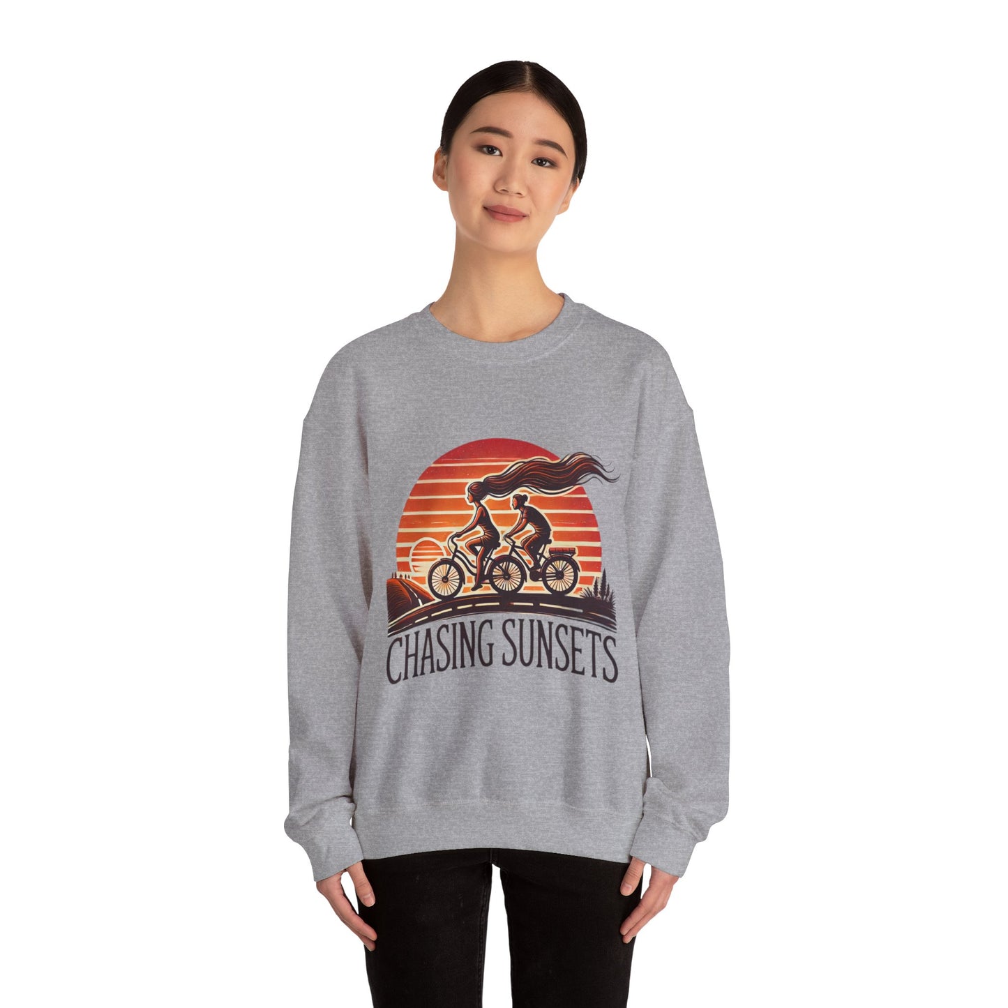 Chasing Sunsets Couples' Sweatshirt