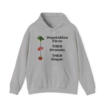 Vegetables First Hoodie - My Higher Being