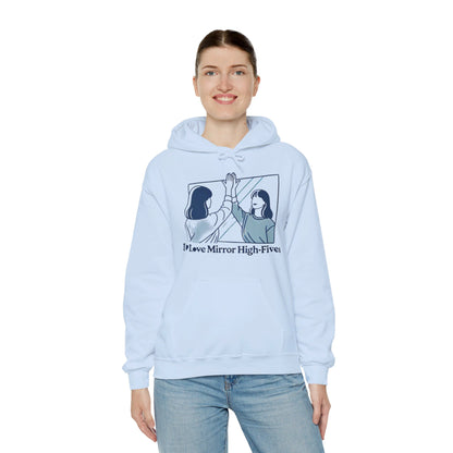 I Love Mirror High Fives Woman's Hoodie - My Higher Being