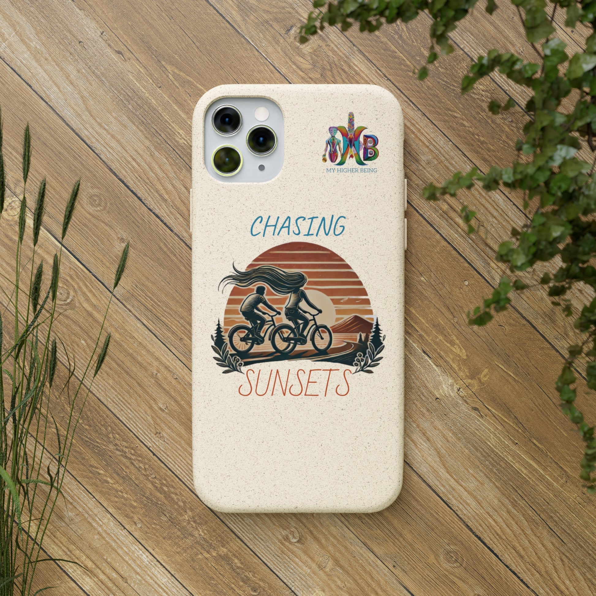 'Chasing Sunsets'_Plastic Free Biodegradable Phone Case (MHB Edition) - My Higher Being