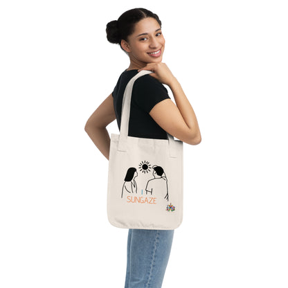 'I Sungaze'_100% Organic Cotton Canvas Tote Bag