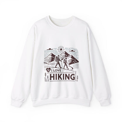 I Love Hiking Couples' Sweatshirt - My Higher Being