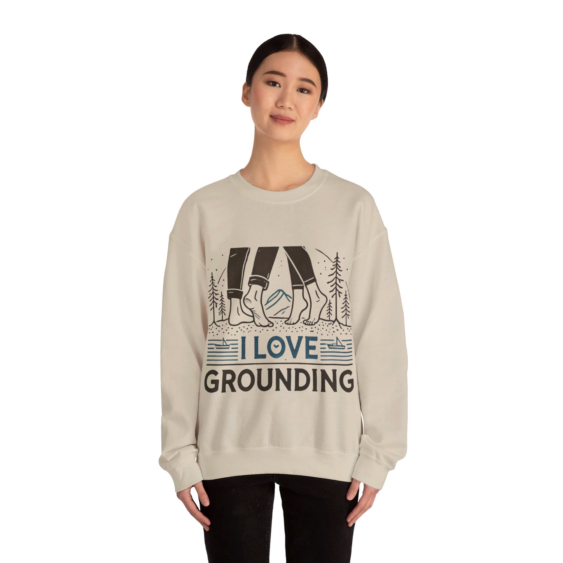 I Love Grounding Couples' Sweatshirt - My Higher Being