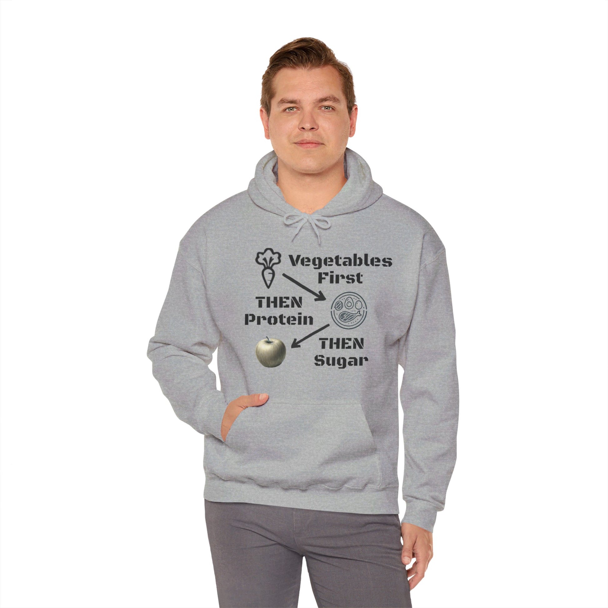 Vegetables First Hoodie - My Higher Being