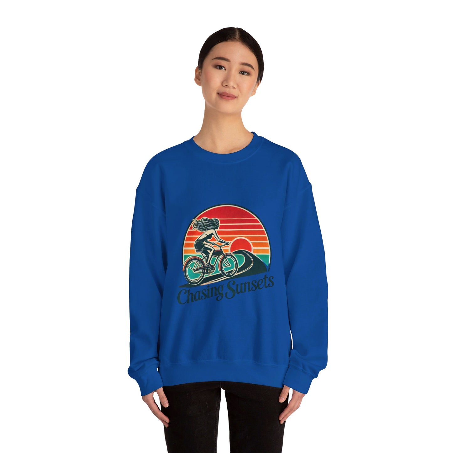 Chasing Sunsets Woman's Sweatshirt - My Higher Being