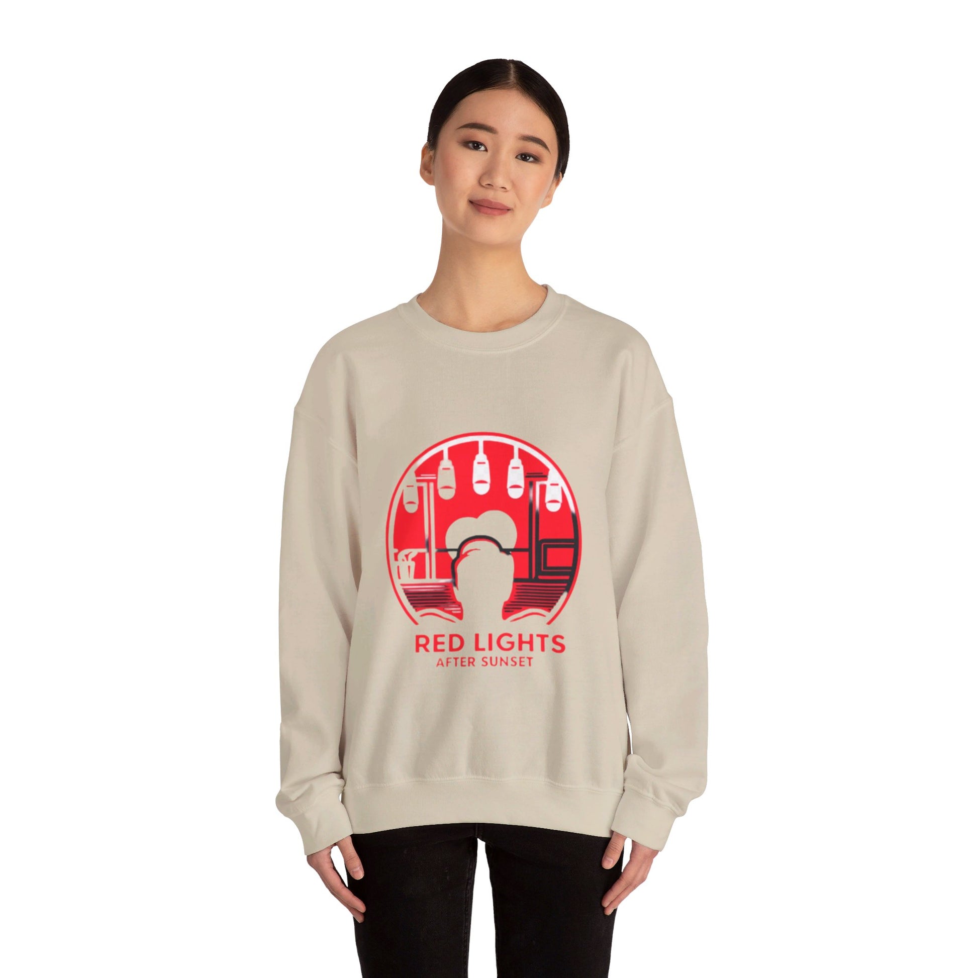 Red Lights After Sunset Man's Sweatshirt - My Higher Being