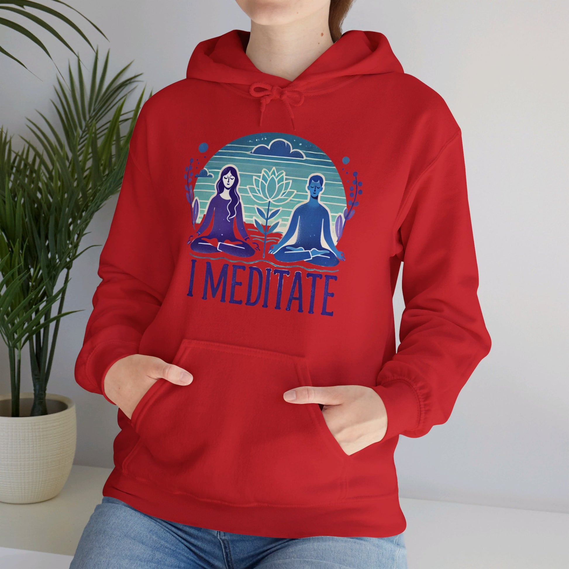 I Meditate Couples' Hoodie - My Higher Being