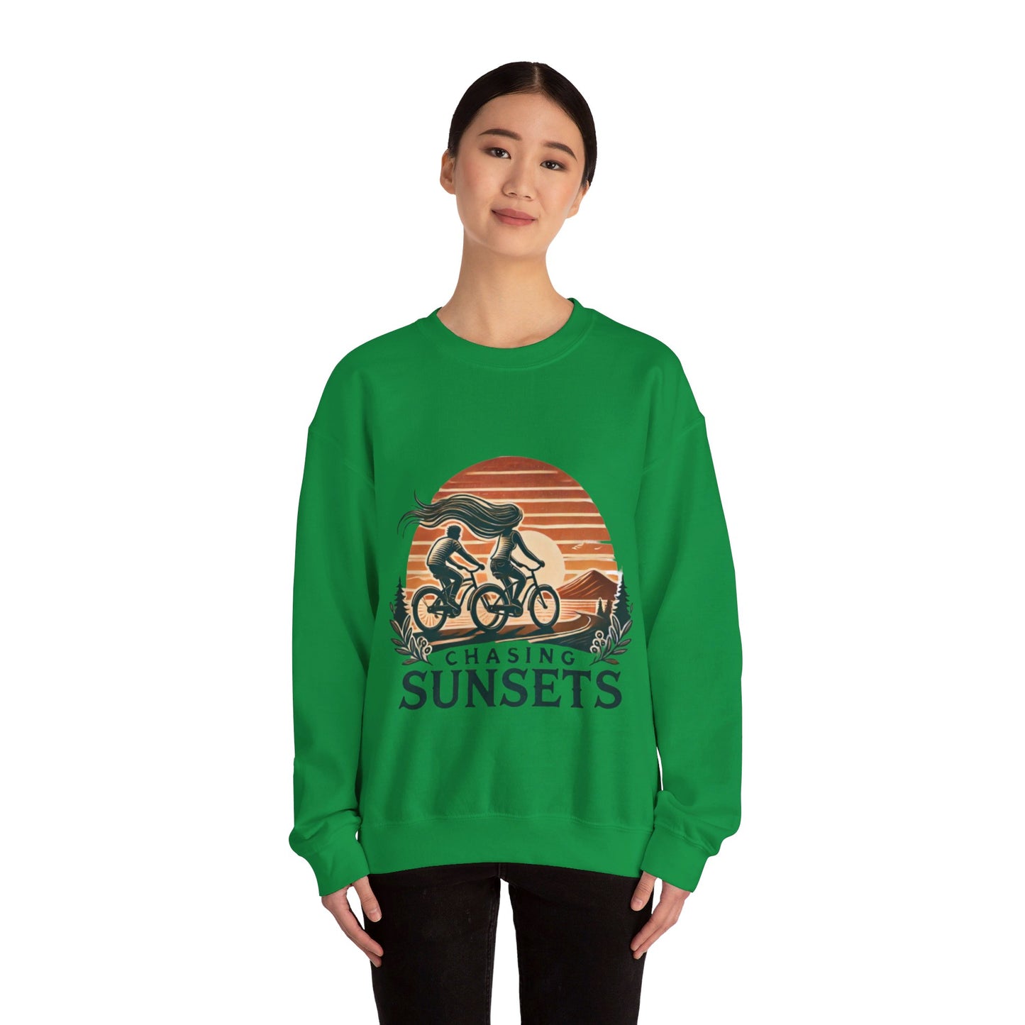 Chasing Sunsets Couples' Sweatshirt - My Higher Being