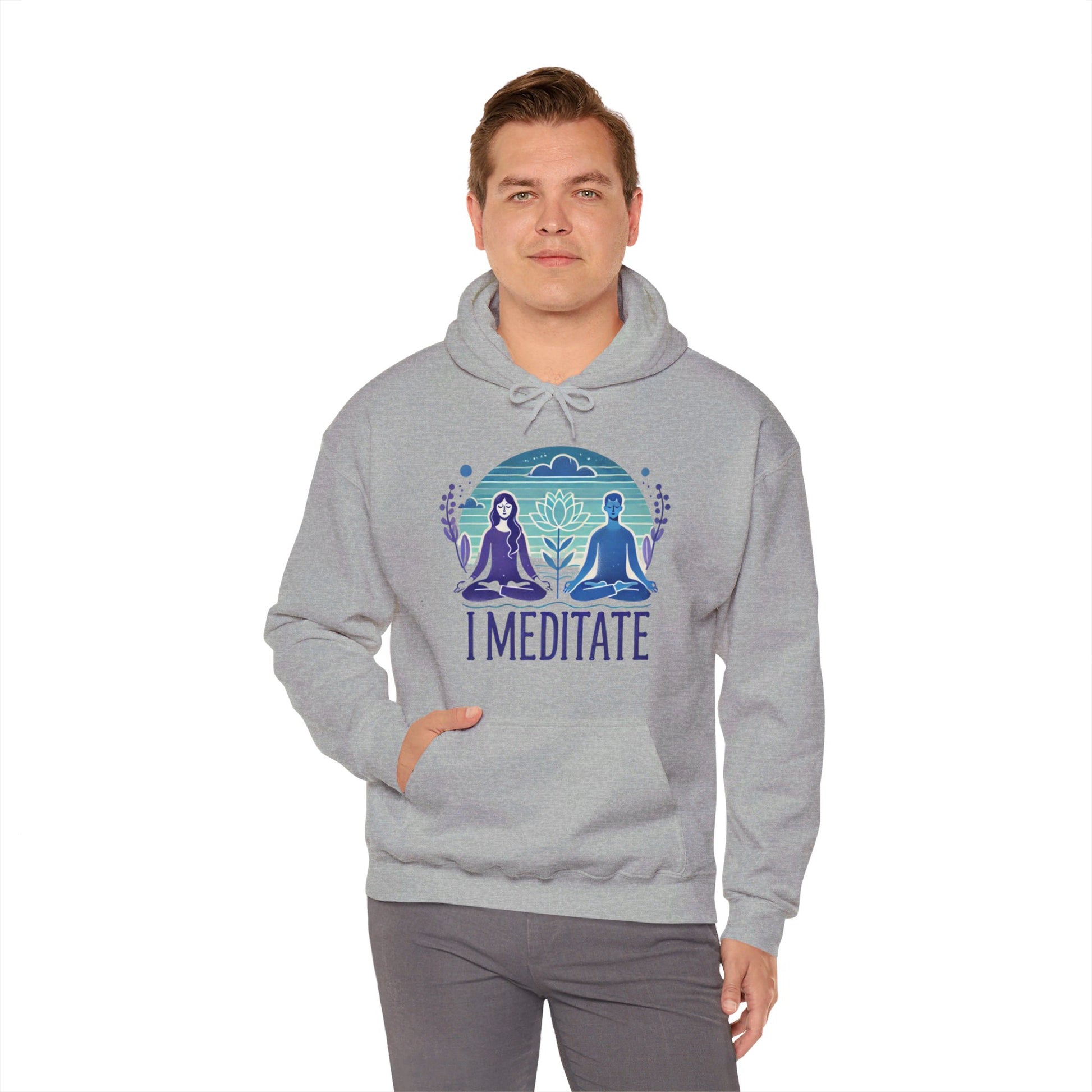 I Meditate Couples' Hoodie - My Higher Being