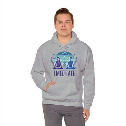 I Meditate Couples' Hoodie - My Higher Being