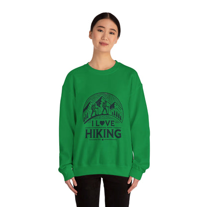 I Love Hiking Couples' Sweatshirt - My Higher Being