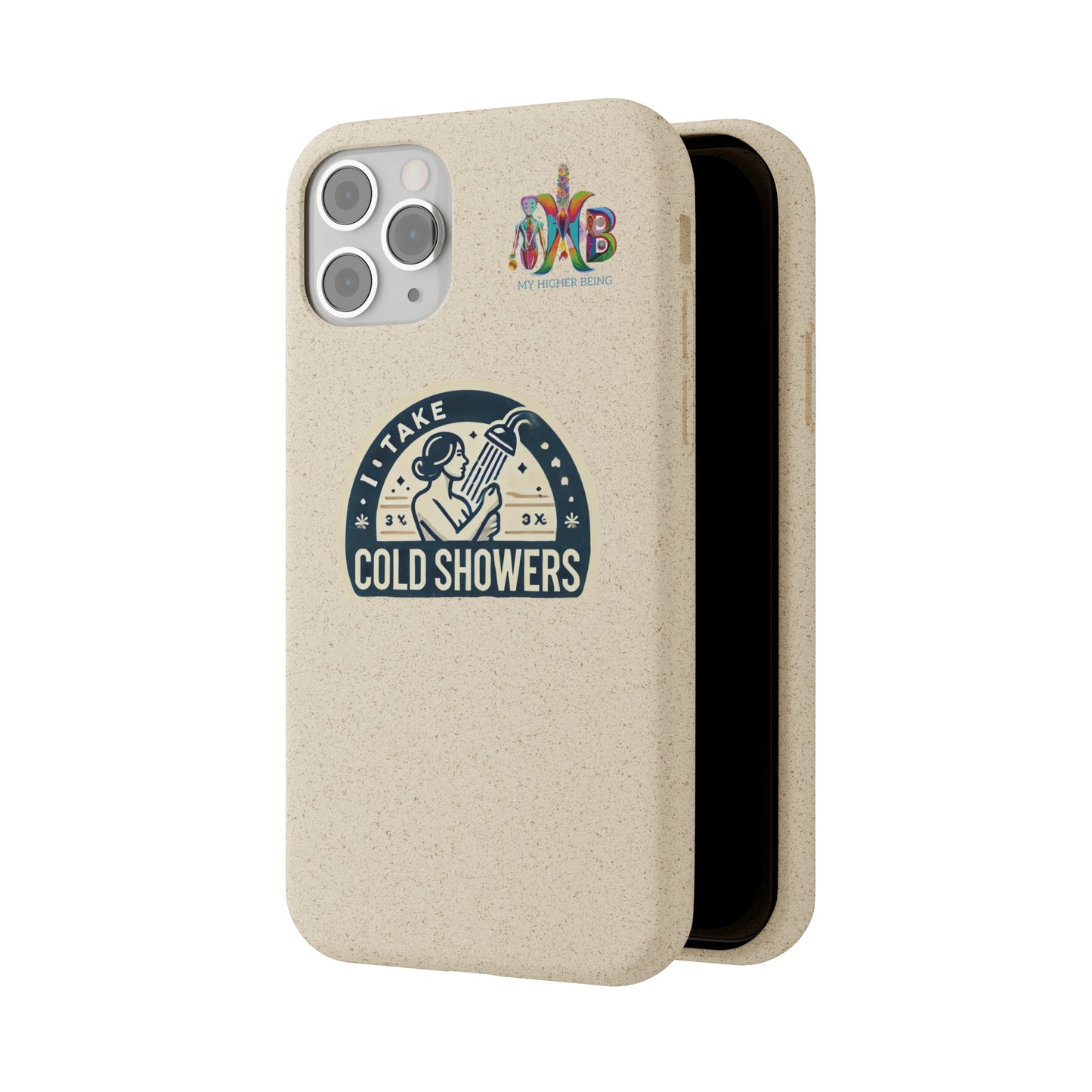 'I Take Cold Showers'_Plastic Free Biodegradable Phone Case (MHB Edition)