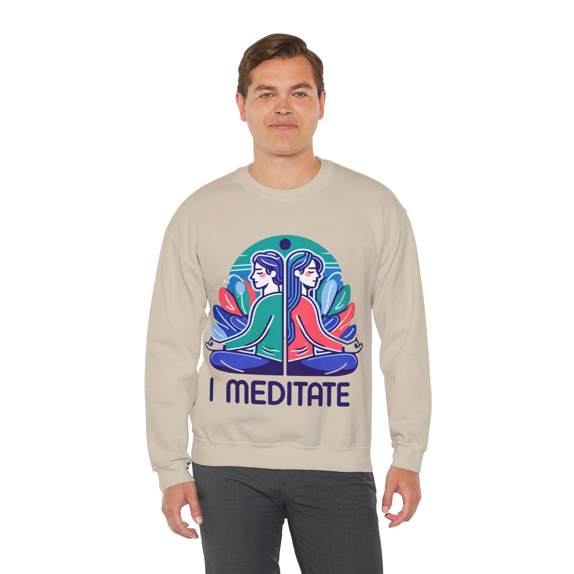 I Meditate Couples' Sweatshirt - My Higher Being