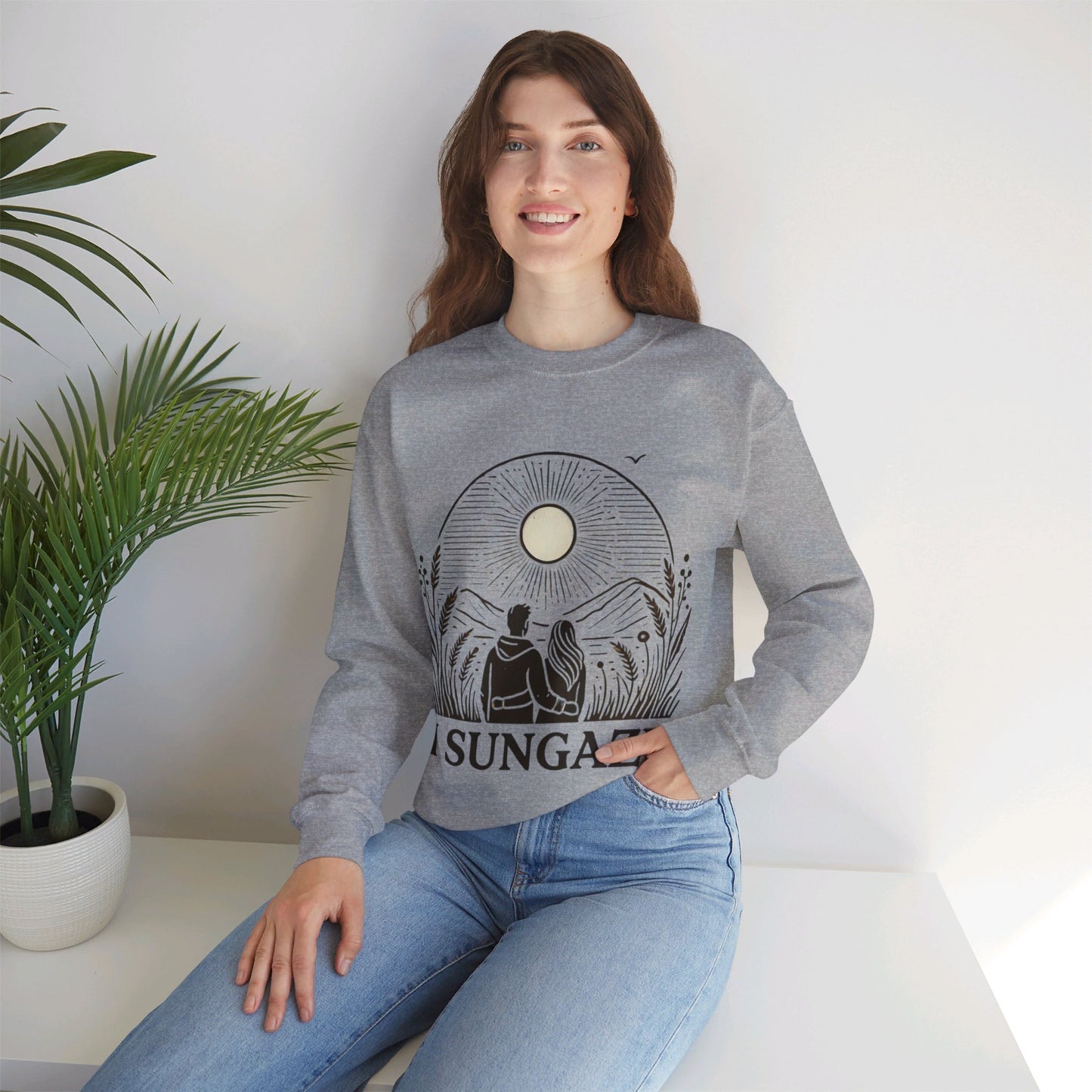 I Sungaze Couples' Sweatshirt - My Higher Being